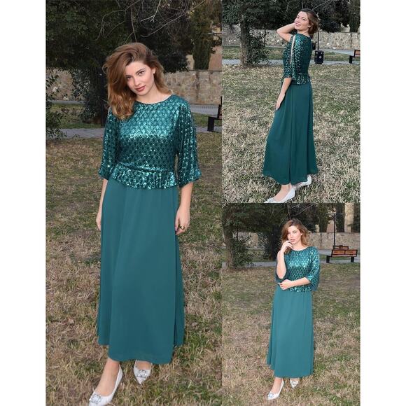 GRACE KARIN Mother of Bride Dresses Large Sequins - Picture 3 of 7